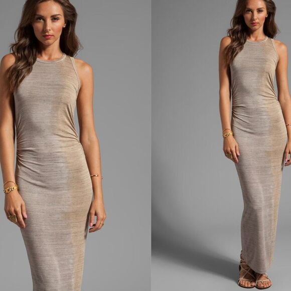 Kain Label Space Tie Dye Maxi Dress Considine BodyCon Boho Fitted Sexy Jersey XS